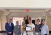 Aruba Tourism Authority honors loyal visitors at BarcelĂł Aruba! Mr. Marcelo Dolan & Mrs. Roxana Papagno
