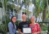 Aruba Tourism Authority honors loyal visitors at Renaissance Ocean Suites! Mr. Valenti Valerio & Mrs. Bianca Calbesi