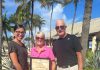 The Aruba Tourism Authority honors loyal visitors at Manchebo Beach Resort & Spa! Mr. Rick & Mrs Rose Nash