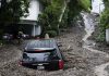 Los Angeles records nearly 400 mudslides during storm that has drenched Southern California