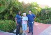 Aruba Tourism Authority honors a loyal visitor at Divi Dutch Village! Ms. Christl Schirpke