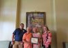 Aruba Tourism Authority honored loyal visitors at Marriott Surf Club! Mr. Tony & Marianne