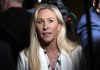 GOP’s Marjorie Taylor Greene delivers fresh threats of ousting Speaker Johnson in scathing rebuke