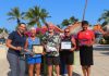 Aruba Tourism Authority honored loyal visitors at Playa Linda Beach Resort! Ms. Patricia Camire, Mr. Kevin & Mrs. Renee Cole