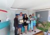 Aruba Tourism Authority honored loyal visitors at La Quinta Beach Resort! Mr. Joseph & Mrs. Dorothy Daniello and Jeanine Rana
