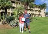 Aruba Tourism Authority honored a loyal visitor at the Bucuti & Tara Beach Resort! Mr. Timothy & Mrs. Kathleen Blackburn