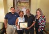 Aruba Tourism Authority honored loyal visitors at Marriott Aruba Surf Club! Mr. Darryl & Mrs. Trina Lawson