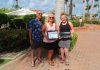 Aruba Tourism Authority honored a loyal visitor at Aruba Beach Club! Ms. Louise Werner
