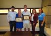Aruba Tourism Authority honored loyal visitors at Marriott`s Aruba Surf Club! Mr. Tim Walczak & Ms. Jennifer Jensen