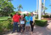 Aruba Tourism Authority honored loyal visitors at Aruba Beah Club! Mr. Alan & Mrs. Angela Stein