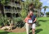 Aruba Tourism Authority honored loyal visitors at Bucuti & Tara Beach Resort! Mr. Alfred Durso & Mrs. Donna Leonardo