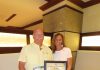Aruba Tourism Authority honored loyal visitors at Marriott’s Aruba Surf Club! Mr. Walter Scott & Mrs. Cynthia Ann Nall