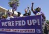 More than 50,000 Los Angeles County workers take to picket lines demanding higher pay