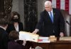 Former Vice President Pence will receive the Profile in Courage Award for his actions on Jan. 6