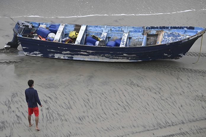 California Capsized Boat