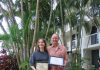 Aruba Tourism Authority honored loyal visitors at Renaissance Wind Creek Aruba Resort! Mr. Sven Buelow & Mrs. Cristina Buelow