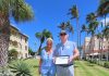 Aruba Tourism Authority Honors Loyal Visitors at Bucuti & Tara Boutique Beach Resort! Mr. Chuck & Mrs. Nancy O`Neill