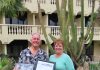 Aruba Tourism Authority honored loyal visitors at Bucuti and Tara Beach Resort! Mr. Andrew and Mrs. Lynda Hamilton