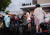 Naked bike riders demonstrate against federal troops in ‘quintessentially Portland’ protest