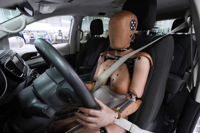 Female Crash Test Dummy