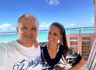 Aruba to me; Silvia and Ubirajara Canabarro