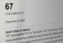 Viral ‘6-7’ tops 2025 list of overused words and phrases