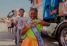 Children enjoy the Fantasy Parade!