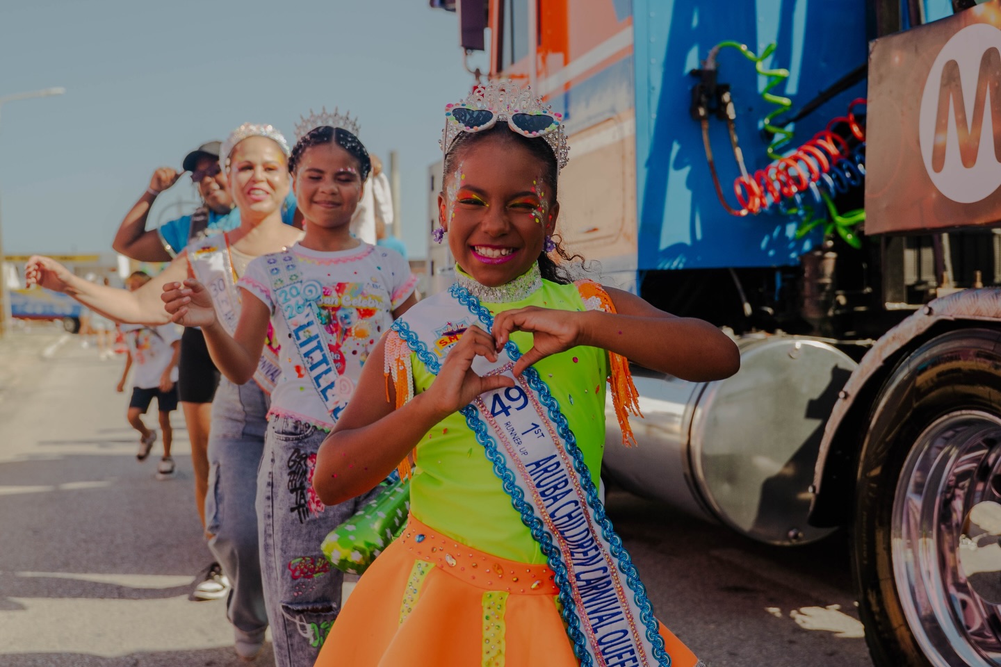 Children enjoy the Fantasy Parade!
