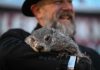 Punxsutawney Phil is said to have seen his shadow, forecasting 6 more weeks of wintry weather