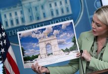 Trump’s triumphal arch gets official name