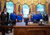 Trump says U.S. has ‘a shot’ at crewed Moon landing before presidency ends