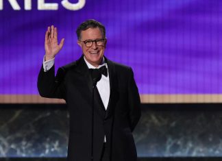 ‘Fired and festive’: ‘Late Show’ host Stephen Colbert bows out
