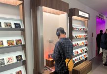 ‘Bookless bookstore’: audio-only book shop opens in New York