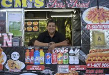 New York’s noisy food carts go electric in clean air trial