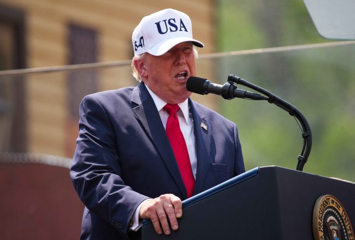 President Trump Visits North Dakota For Theodore Roosevelt Presidential Library Opening Ceremony