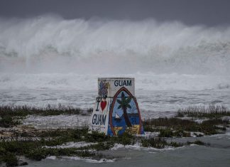 ‘Catastrophic’ Super Typhoon Bavi hits U.S. island of Rota