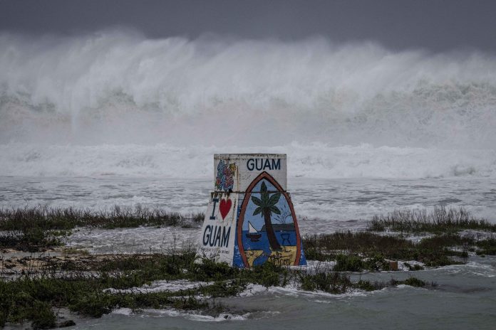 US-GUAM-MARIANA-WEATHER-TYPHOON