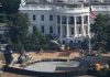 Trump touts latest White House renovation: a new helipad
