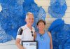 Aruba Tourism Authority honored loyal visitors at Divi Phoenix Beach Resort! Mr. Anthony and Mrs. Laurie Zumpano