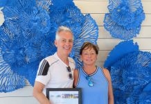 Aruba Tourism Authority honored loyal visitors at Divi Phoenix Beach Resort! Mr. Anthony and Mrs. Laurie Zumpano