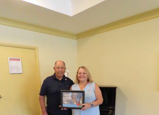 Aruba Tourism Authority honored loyal visitors at La Cabana Beach Resort & Casino! Mr. Domenica & Paul Dattolo