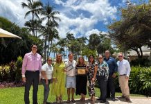 Aruba Tourism Authority honored loyal visitors at Aruba Marriott Resort & Stellaris Casino! Mr. Thomas and Mrs. Dottie Fontaine