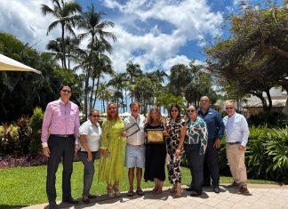 Aruba Tourism Authority honored loyal visitors at Aruba Marriott Resort & Stellaris Casino! Mr. Thomas and Mrs. Dottie Fontaine