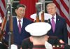 Xi sets red lines for Trump despite lavish White House welcome