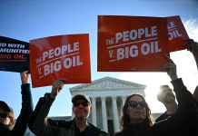 U.S. Supreme Court judges mull bid to shut the door on climate suits