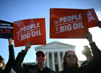 U.S. Supreme Court judges mull bid to shut the door on climate suits